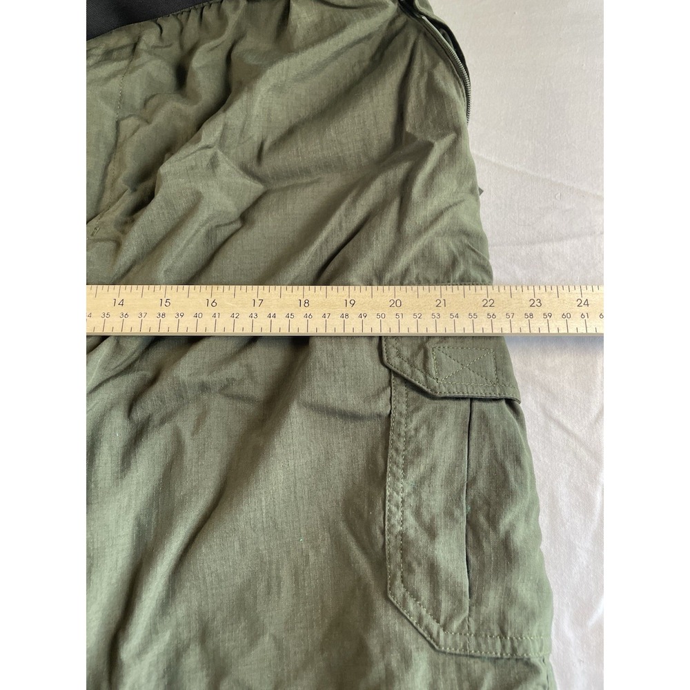LL Bean Pants Men's LG Hiking Outdoor Utility Lightweight Belt Green Convertible - Picture 8 of 11